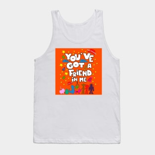 Got a friend with toys and fun graphic tees ecopop Tank Top